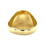 Gouden vintage zegelring met chalcedoon 14 krt, Ophalen of Verzenden, Nieuw
