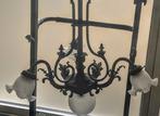 Plafondlamp - Smeedijzer - Candeeiro Arte Nova, Antiek en Kunst, Curiosa en Brocante