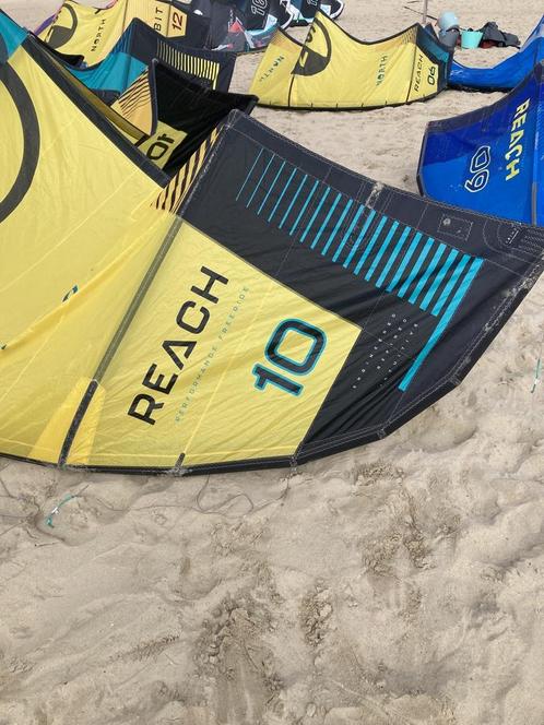 North Reach Kite 2024 Yellow 10, Watersport en Boten, Kitesurfen, Kite, Gebruikt, 10 m², Ophalen of Verzenden