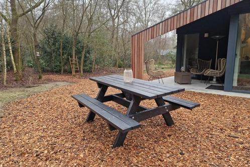 Rockwood® Picknicktafel Zwaar Kunststof - Ural Black (154kg), Tuin en Terras, Picknicktafels, Nieuw, Hout, Rechthoekig, Ophalen of Verzenden