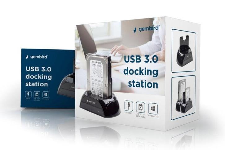 Docking station SATA HDD SSD harde schijf  2.5 + 3.5 inch us, Computers en Software, Overige Computers en Software, Nieuw, Verzenden