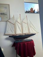 Maritieme objecten - zeiljacht D-8 Wroclaw - Hout, Katoen-