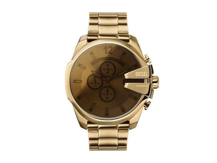 Diesel DZ4662 - Polshorloge - Chronograaf - Goudkleurig, Sieraden, Tassen en Uiterlijk, Horloges | Heren, Zo goed als nieuw, Verzenden