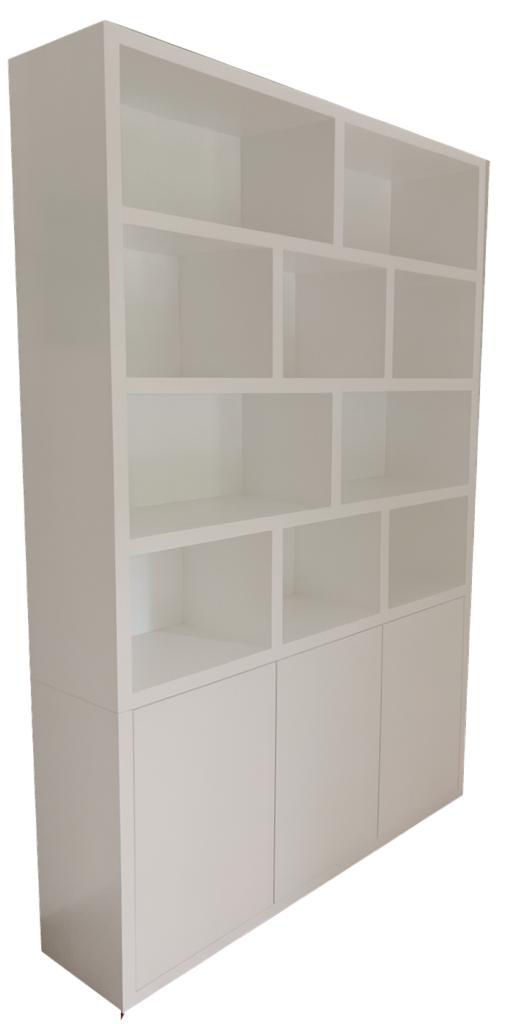 Vakkenkast wit Boekelo 160 x 230cm, Huis en Inrichting, Kasten | Buffetkasten, Ophalen of Verzenden