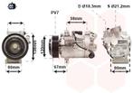 AIRCO COMPRESSOR VOOR NISSAN QASHQAI J11 2014-2017, Ophalen of Verzenden, Nieuw