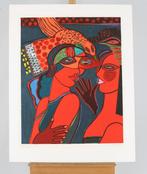 Corneille (1922-2010) - Two masked women, Antiek en Kunst