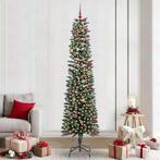 vidaXL Kunstkerstboom Groen 58 x 58 x 240 cm PVC en Plastic, Diversen, Kerst, Verzenden, Nieuw