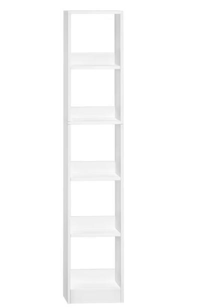 Witte open boekenkast 5 planken, Huis en Inrichting, Kasten | Boekenkasten, Nieuw, Verzenden