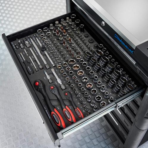 Smoos 158-delige drievoudige dopsleutelset  Softmodule -, Doe-het-zelf en Verbouw, Gereedschap | Handgereedschap, Nieuw, Ophalen of Verzenden