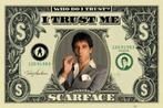 Poster Scarface Dollar 91,5x61cm, Verzenden, Nieuw, A1 t/m A3