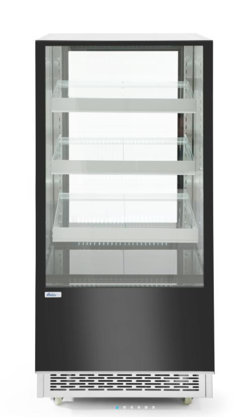 Koelvitrine Zwart | 3 Glazen Schappen | Beschikbaar in 3..., Zakelijke goederen, Horeca | Keukenapparatuur, Verzenden
