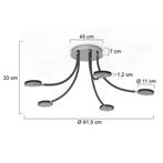 Steinhauer plafondlamp Turound 3376ST Nieuw, Huis en Inrichting, Lampen | Plafondlampen, Ophalen, Nieuw, Overige materialen, Design