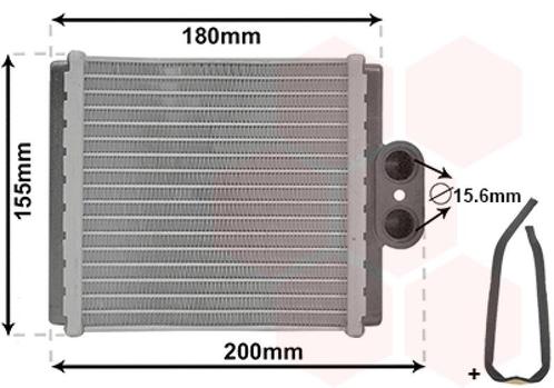 KACHEL RADIATEUR VOOR SUZUKI VITARA 1988-1999 0000A00947, Auto-onderdelen, Airco en Verwarming, Nieuw, Ophalen of Verzenden