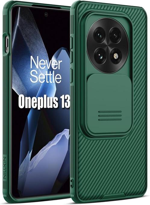 Nillkin OnePlus 13 Hoesje CamShield Pro Groen, Telecommunicatie, Mobiele telefoons | Hoesjes en Frontjes | Overige merken, Hoesje of Tasje