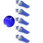 Auto LEDlamp | 5x autoverlichting LED T5 | kleur blauw | 12V, Nieuw, Verzenden