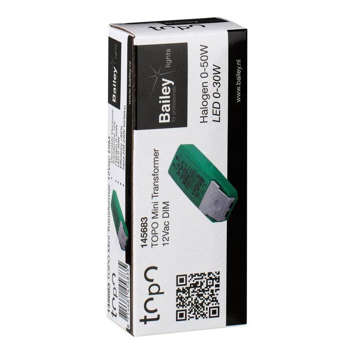 Bailey Topo Mini Led Transformator 12V 0-50W Dimbaar -, Tuin en Terras, Buitenverlichting, Overige typen, Nieuw, Verzenden