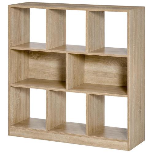 TRUUSK Boekenkast Natuur 3-laags Opbergrek Voor Kantoor En W, Huis en Inrichting, Kasten | Boekenkasten, Nieuw, Verzenden