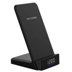 NIEUW: Draadloze oplader standaard met klok - 10W, Telecommunicatie, Mobiele telefoons | Telefoon-opladers, Ophalen of Verzenden