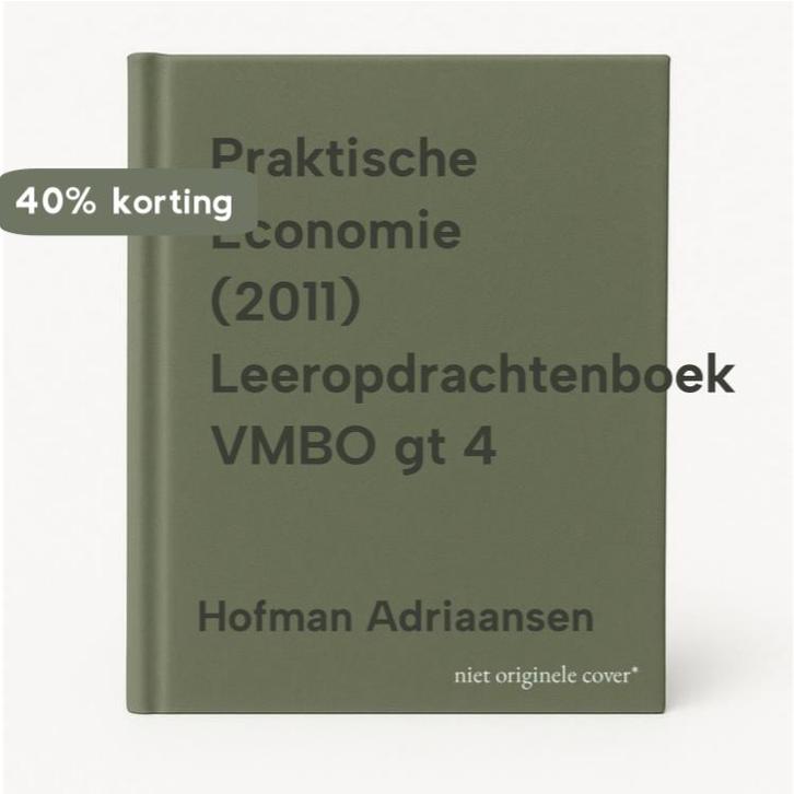 Praktische Economie (2011) Leeropdrachtenboek VMBO gt 4, Boeken, Schoolboeken, Gelezen, Verzenden