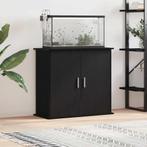 vidaXL Aquariumstandaard Zwart Eiken 81x36x73 cm Bewerkt, Verzenden, Nieuw