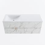 MONDIAZ VICA 120cm badmeubel onderkast Carrara 2 lades., Ophalen of Verzenden, Nieuw, Bad