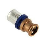 BONFIX Alu-pers rechte verloopkoppeling 20 x 22 mm M-press, Doe-het-zelf en Verbouw, Buizen en Afvoer, Ophalen of Verzenden, Nieuw