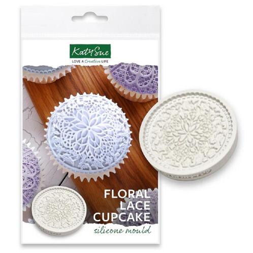 Katy Sue Mold Floral Lace Cupcake, Hobby en Vrije tijd, Taarten en Cupcakes maken, Nieuw, Verzenden