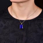 Geen minimumprijs - Unieke Lapis Lazuli hanger met ketting -