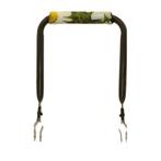 Hooodie Rugsteun Rugleuning zwart met Daisys rugkussentje, Fietsen en Brommers, Fietsaccessoires | Fietsstoeltjes, Verzenden, Nieuw