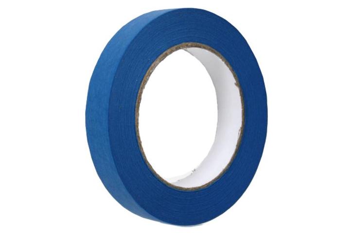 Wwm Tapes Afplakband uv blauw 25mm x 50m, blauw, Doe-het-zelf en Verbouw, Verf, Beits en Lak, Nieuw, Verzenden