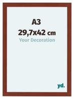 Fotolijst A3 - 29,7x42 cm - Kersen - MDF - Como, Verzenden, Nieuw