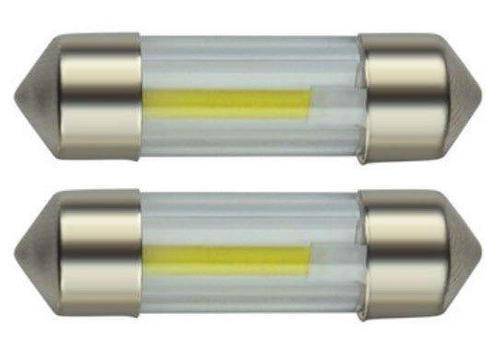 C5W autolamp 2 stuks | LED festoon 31mm | COB warmwit 3000K, Huis en Inrichting, Lampen | Overige, Nieuw, Verzenden