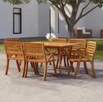 Tuintafel WPC en Aluminium – Parasolgat, Weerbestendig, Tuin en Terras, Tuintafels, Verzenden, Nieuw