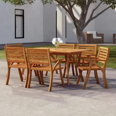 Tuintafel WPC en Aluminium – Parasolgat, Weerbestendig, Tuin en Terras, Tuintafels, Nieuw, Verzenden