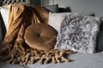 Bont kussen Alaska sand taupe 45 cm, Ophalen of Verzenden, Nieuw