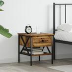 vidaXL Nachtkastje Oud Hout 40x42x45 cm Gefabriceerd Hout, Minder dan 45 cm, Verzenden, Nieuw, Minder dan 55 cm