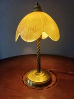 Tafellamp - Glas, Messing