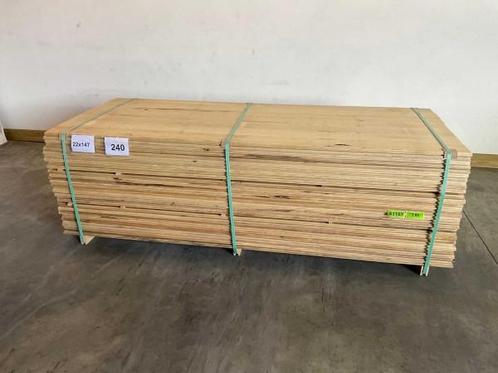 Veiling - 50x wit afrikaans eikenhouten plank fraké met mes, Doe-het-zelf en Verbouw, Hout en Planken