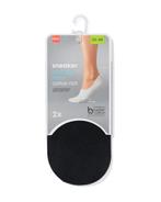 HEMA Sneakersokken - 2 paar zwart, Verzenden, Nieuw, Zwart