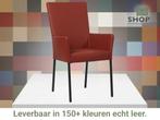 Leren eetkamerstoel Daily met armleuning, Huis en Inrichting, Stoelen, Nieuw, Leer, Ophalen of Verzenden, Eén