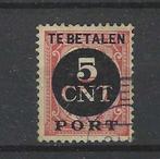 Nederland 1924 - Portzegel overdruk in zwart  KOPSTAAND -, Postzegels en Munten, Postzegels | Nederland, Gestempeld