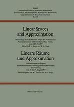 Linear Spaces and Approximation / Lineare Raume. Butzer.=, Butzer, Szoekefalvi-Nagy, Zo goed als nieuw, Verzenden