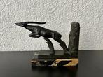 Max Le Verrier (1891 – 1973) - sculptuur, Poursuite - 13 cm