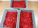Lego - geen serie - Partij van 3,0 kg rode onderdelen -, Nieuw
