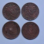 België. Leopold I. 5 Cents 1841 , 1847, 1848 en 1849 Allen, Postzegels en Munten, Munten | Nederland