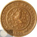 Nederland. Wilhelmina. 1/2 Cent 1891 & 1894 (2