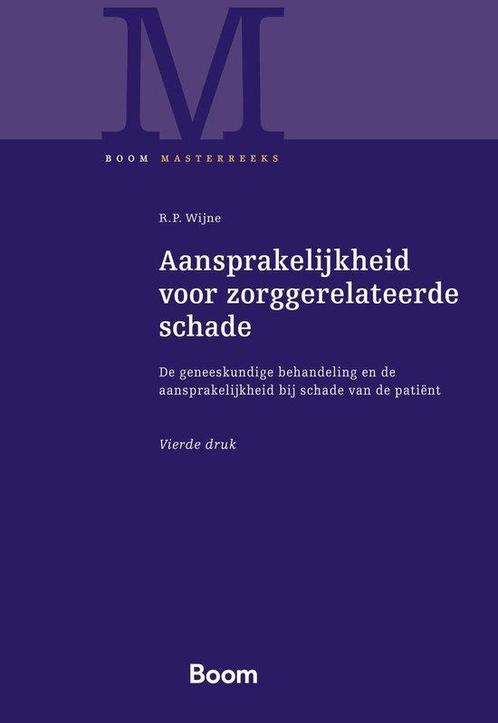 9789462129191 Boom Masterreeks - Aansprakelijkheid voor z..., Boeken, Studieboeken en Cursussen, Nieuw, Verzenden