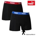 Puma Boxershort Duopak Rood Blauw, Verzenden
