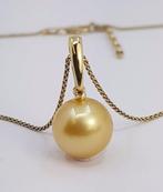 Ketting met hanger - 14 karaat Geel goud - 11x12mm Zuidzee, Sieraden, Tassen en Uiterlijk, Antieke sieraden