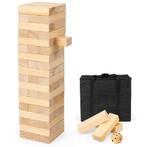 54 Pine Blocks Tower Itch Game Bouwstenen Game 5 x 3,3 x 15,, Nieuw, Verzenden
